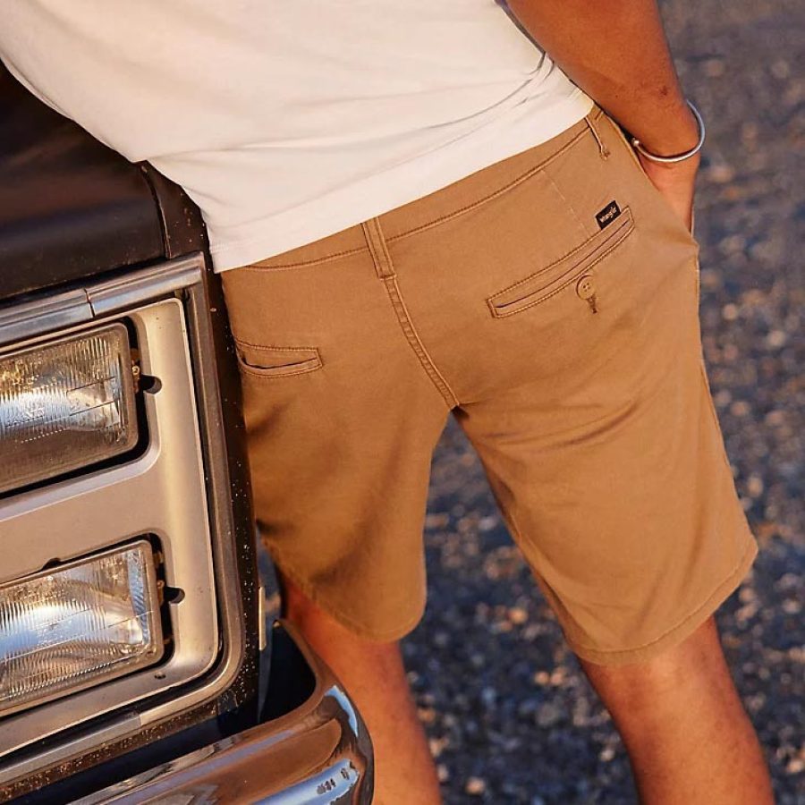 

Men's Cargo Shorts Vintage Wrangler Outdoor Shorts Khaki