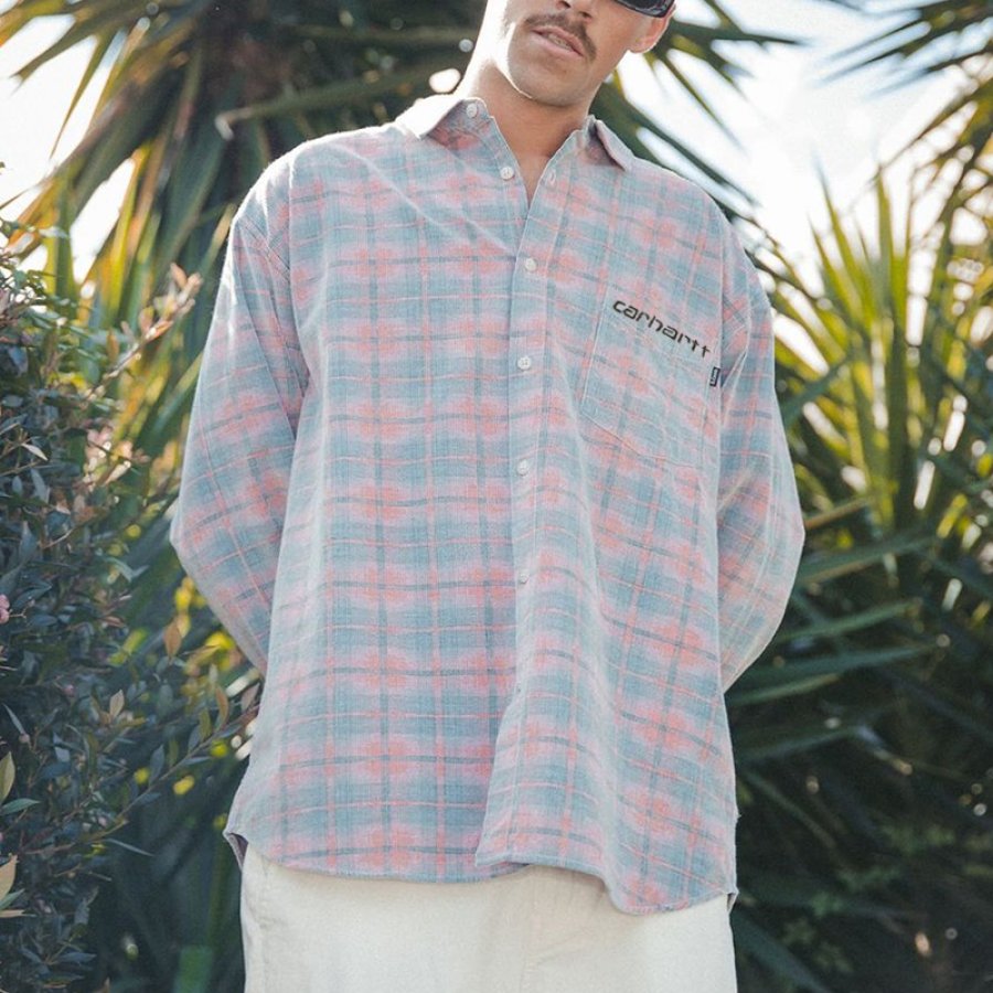 

'Carhartt' Vintage Plaid Surf Shirt