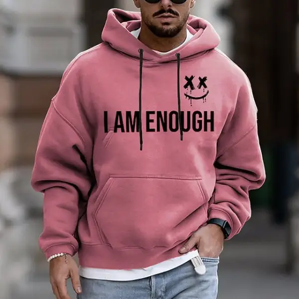 Men's I Am Kenough Hoodie Loose Casual Outdoor Daily Street Pullover - Cotosen.com