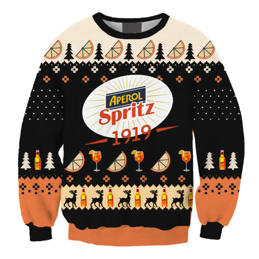 

Suéter Navideño Feo 3D Aperol Spritz Unisex