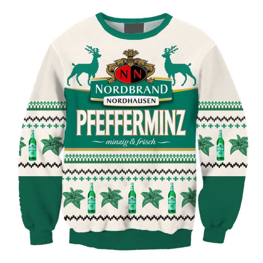 

Suéter Navideño Feo Con Estampado 3D De Nordbrand Pfeffi Unisex