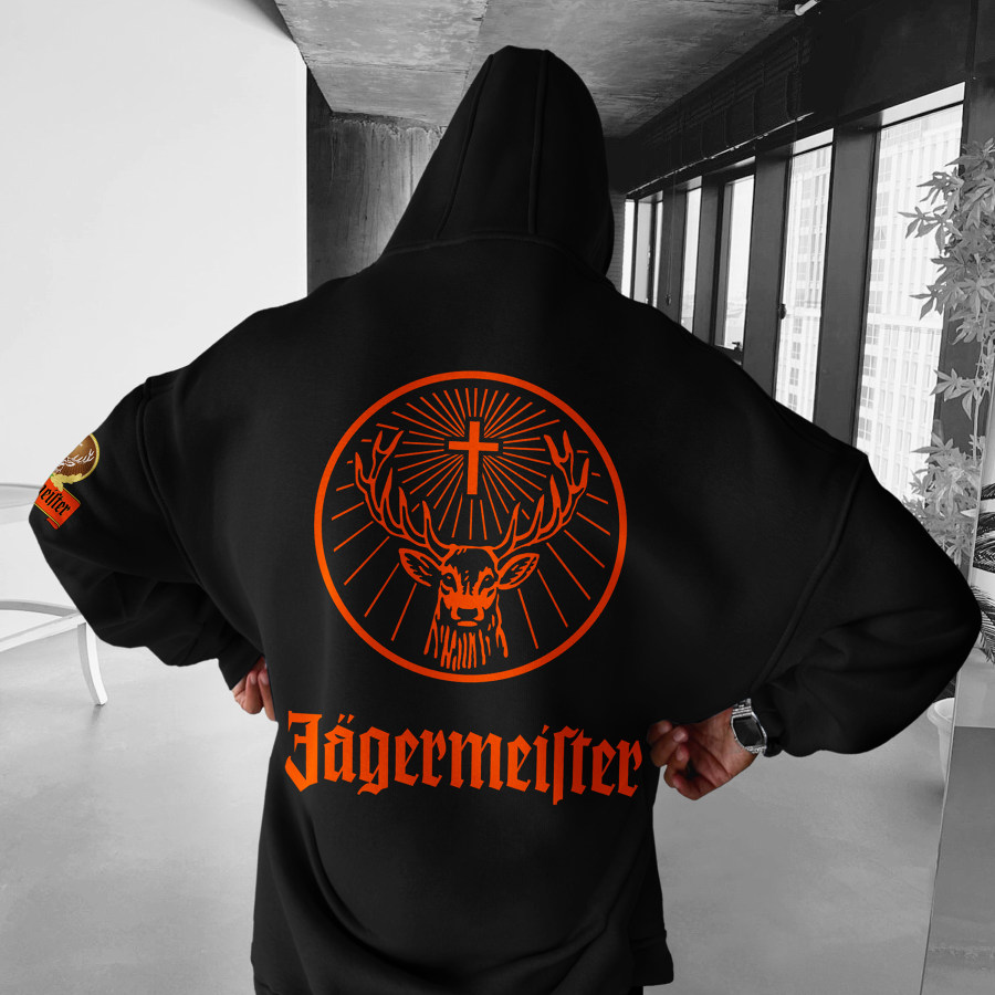 

Sudadera Con Capucha Jagermeister Extragrande