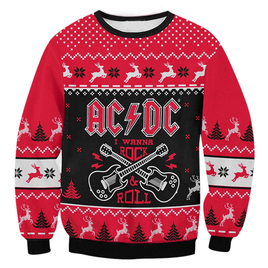 

Sweat-shirt De Noël Laid En Polaire AC/DC