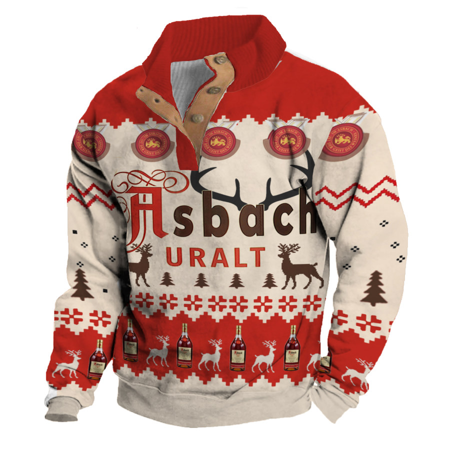 

Sweat-shirt Polo De Noël Unisexe Imprimé En 3D Asbach