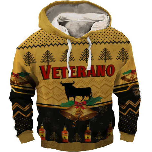 Unisex Brandy Veterano Osborne 3D Printed Christmas Hoodie - Cotosen.com