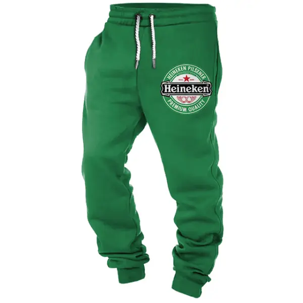 Men's Sweatpants Heineken Casual Vintage Sports Pants - Cotosen.com