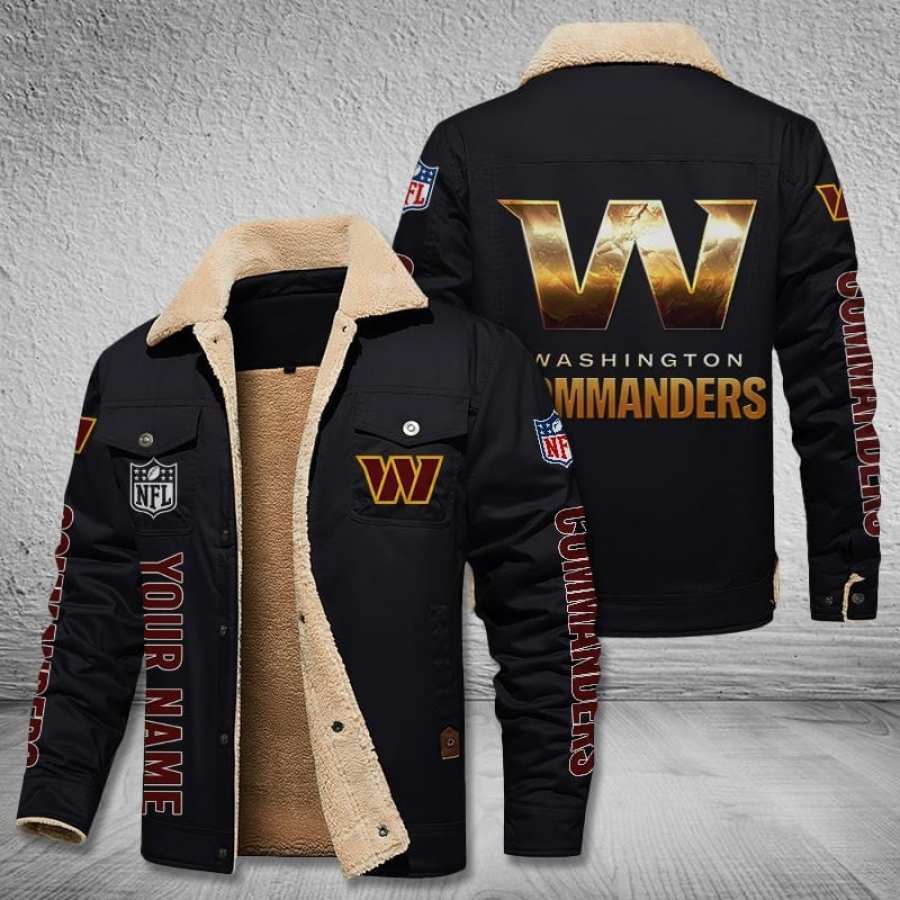 

Herren-Washington Commanders Vintage-Fleecejacke
