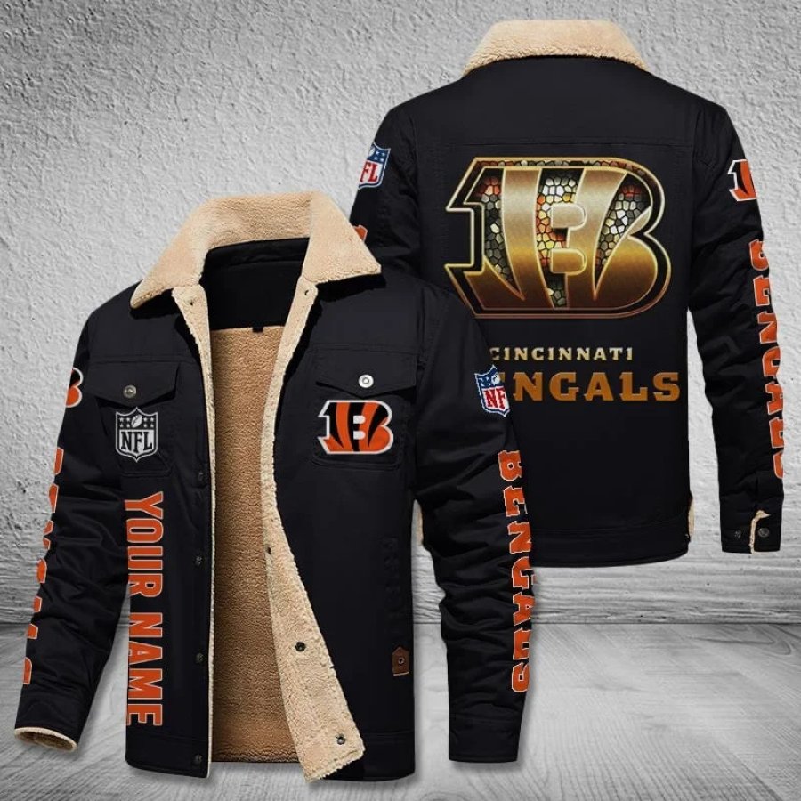 

Мужская флисовая куртка Cincinnati Bengals Vintage