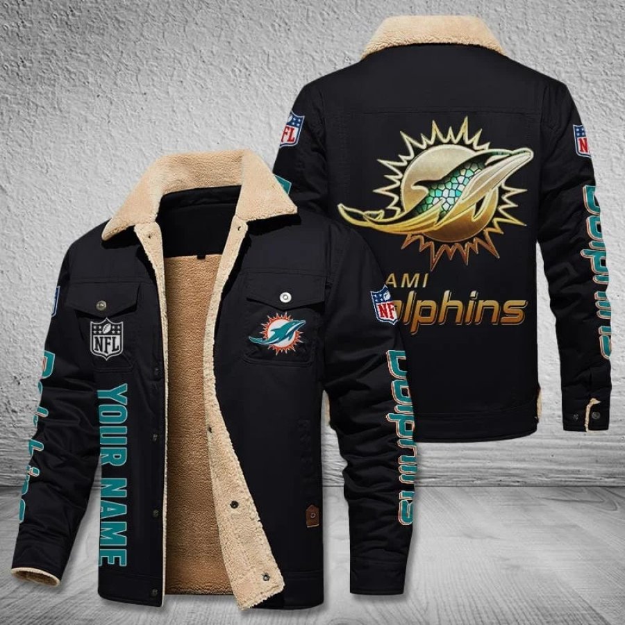 

Men's Miami Dolphins Vintage Fleece Jacket