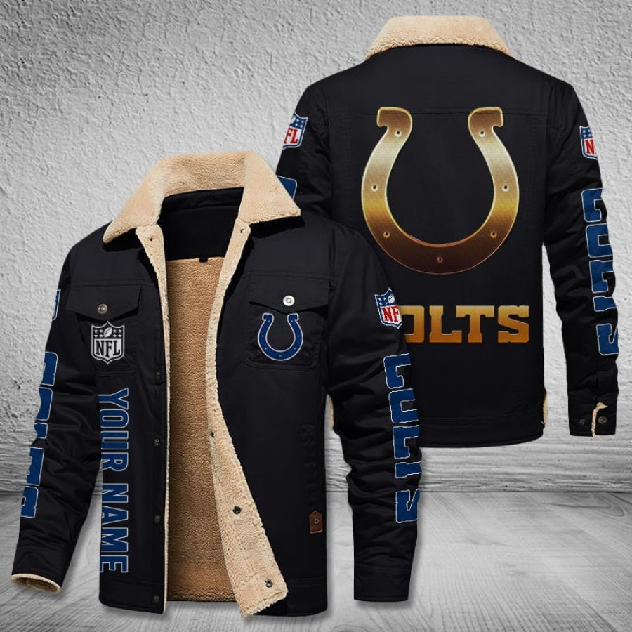

Men's Indianapolis Colts Vintage Fleece Jacket