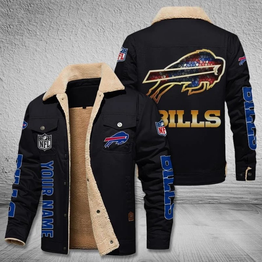 

Мужская винтажная флисовая куртка Buffalo Bills