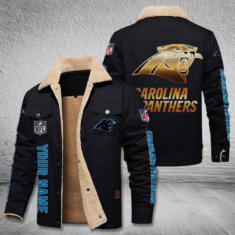 

Men's Carolina Panthers Vintage Fleece Jacket