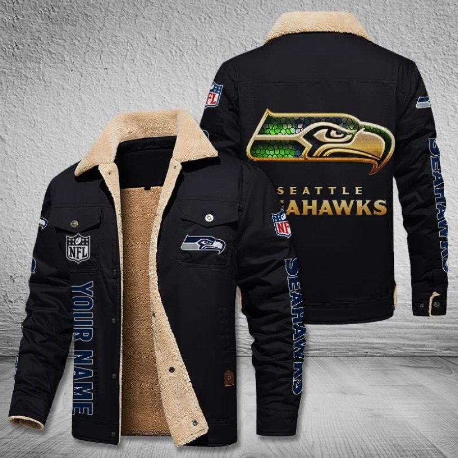 

Chaqueta Polar Vintage De Los Seattle Seahawks Para Hombre