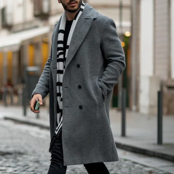 Men's Street Casual Basic Coat - Spiretime.com 