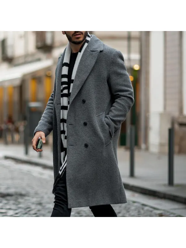 Men's Street Casual Basic Coat - Anrider.com 