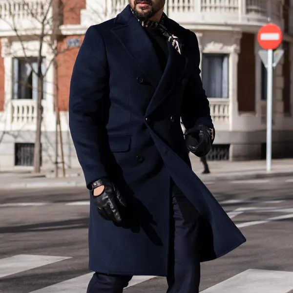 Men's Casual Solid Color Coat - Spiretime.com 