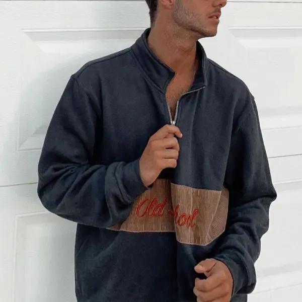 Unisex Vintage Quarter-zip Sweatshirt - Salolist.com 