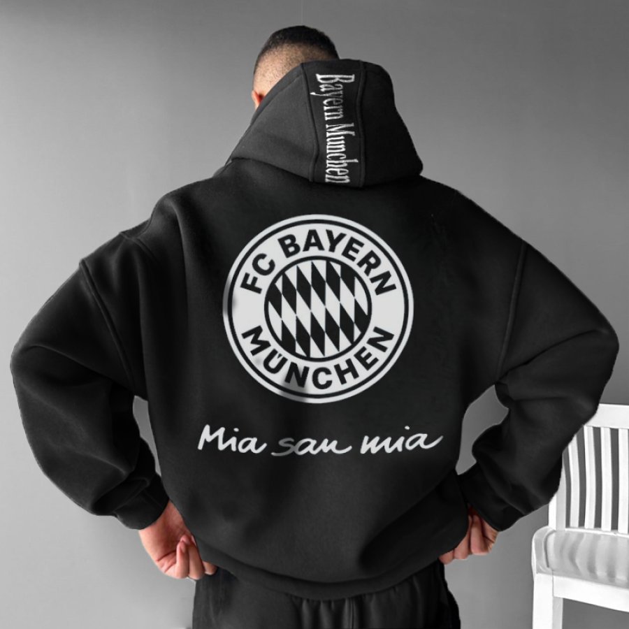 

ÜBERGROßER HOODIE MIT „FC BAYERN“-GRAFIK