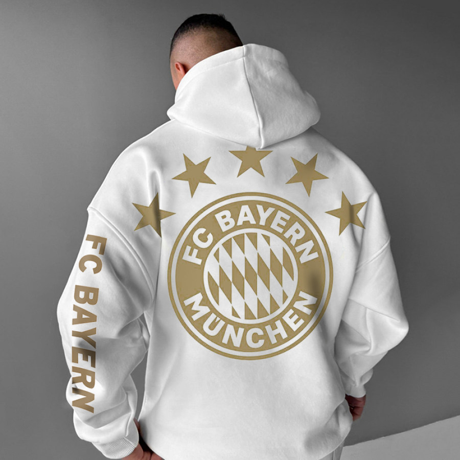 

Kapuzenpullover Mit Stern-Buchstaben-Print Für Herren