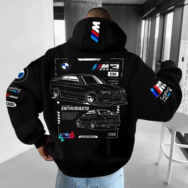 Unisex Oversized Racing Hoodie - Blaroken.com 