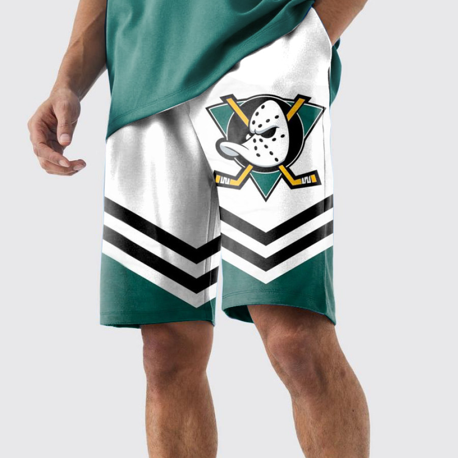 

Mighty Ducks Shorts Für Herren Lässige Sporthose