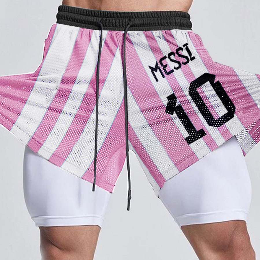 

Lässige Sportshorts Mit Fußball-Print Für Herren