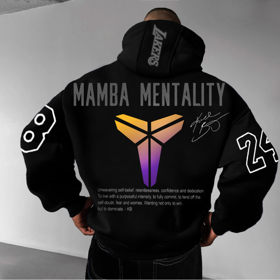 

Unisex NBA „Mamba Mentalidad“ LAKERS NR. 8 24 Gedenk-Hoodie