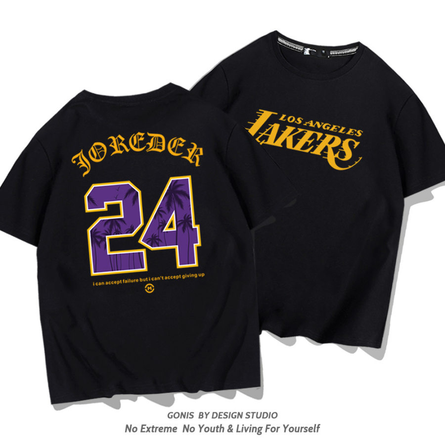 

Camiseta Extragrande Unisex Kobe Bryant No. 24 Lakers