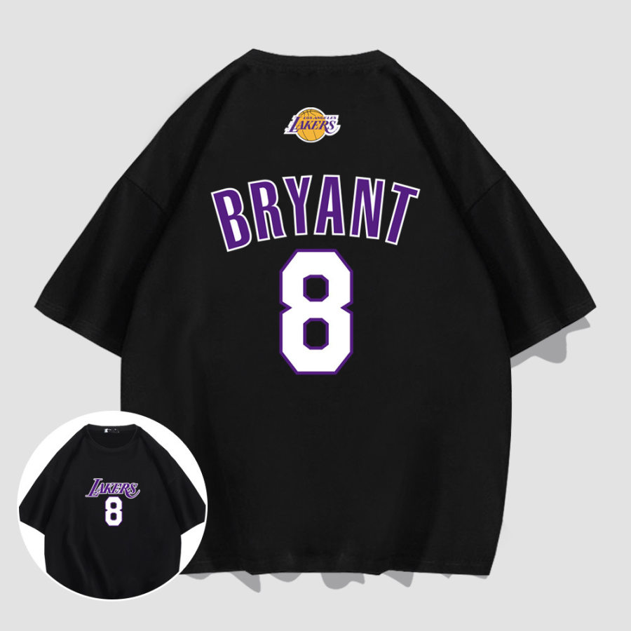 

Übergroßes Unisex-T-Shirt Zum Gedenken An Die Lakers Black Mamba Nr. 8