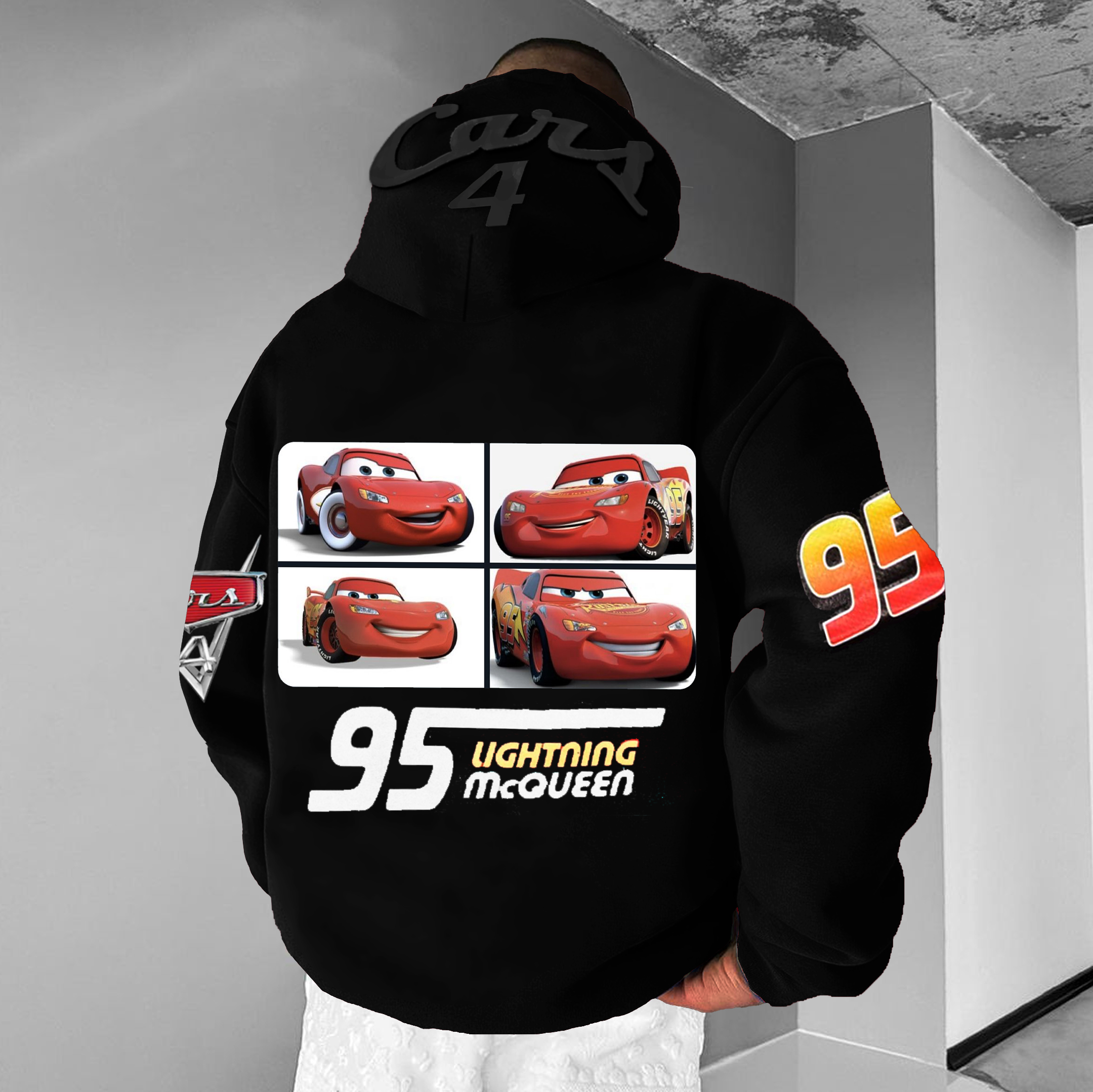 Unisex Oversized Cars 4 95 Racing Hoodie