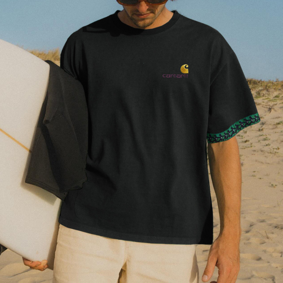 

Retro Surf T-Shirt Unisex Street Retro Skateboard T-Shirt