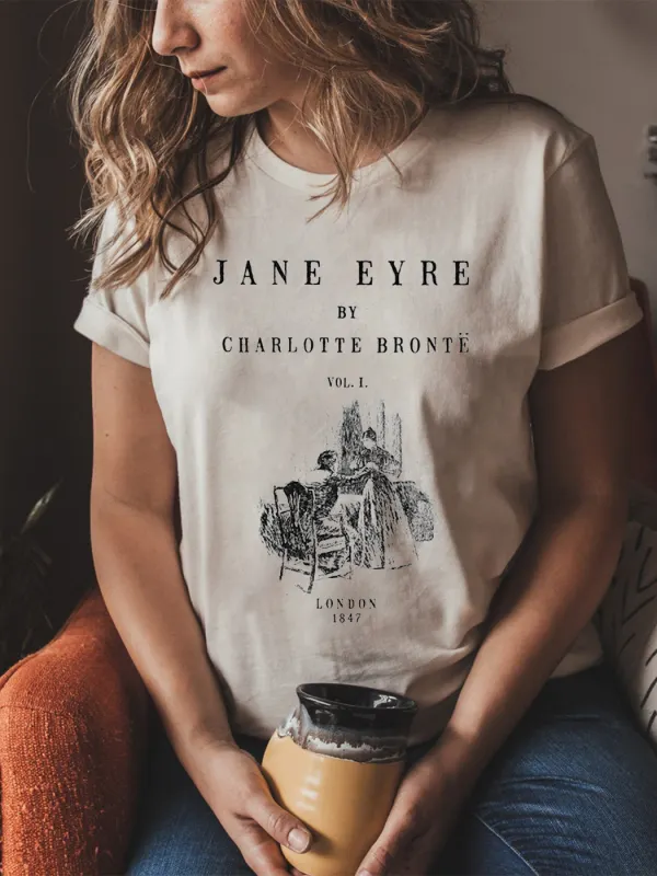 Jane Eyre Shirt, Charlotte Bronte Shirt, Jane Eyre T-shirt, Jane Eyre Gift - Realyiyi.com 