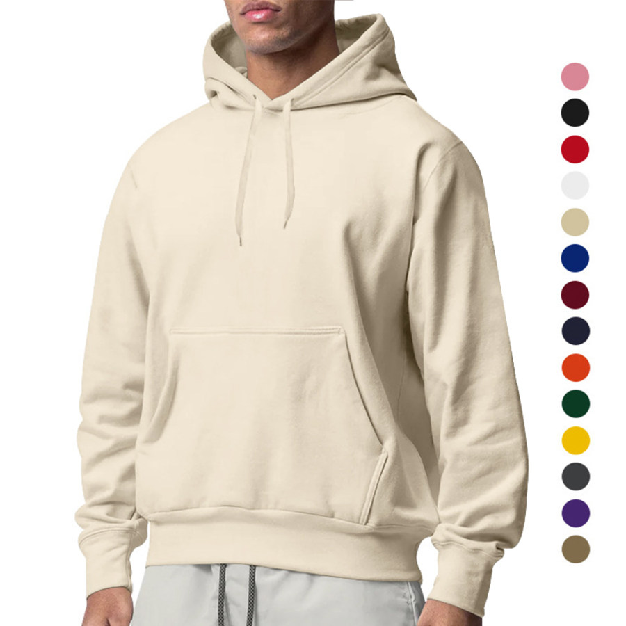 

Moletom Masculino Solto De Lã Com Capuz Casual Multicolorido