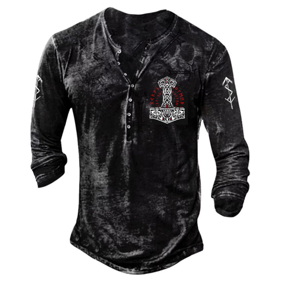 

Camiseta De Manga Larga Viking Warhammer Retro