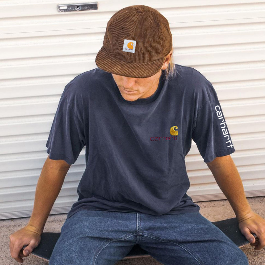 

Повседневная футболка унисекс в стиле ретро с принтом уличного скейтборда
