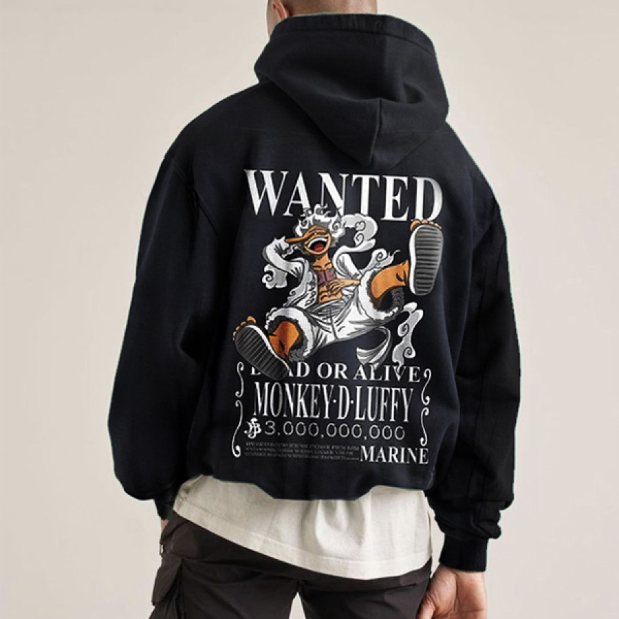 

Luffy Wanted Unisex Pattern Men Hoddie