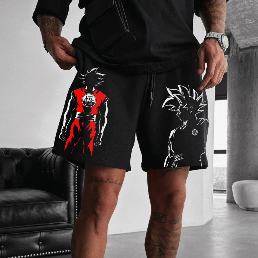 

Pantalones Cortos Estilo Callejero Dragon Ball Sun Wukong Para Hombre