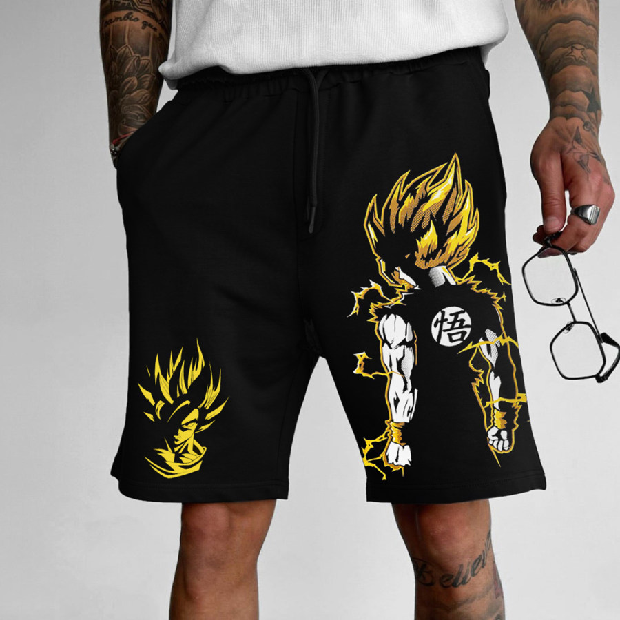 

Pantalones Cortos Estilo Callejero Dragon Ball Sun Wukong Para Hombre