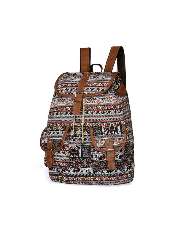 

Casual Outdoor Printed Canvas Backpack