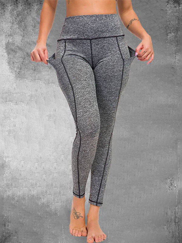 

Explosive yoga pants sweatpants waist waist hip sweat absorption quick-drying leggings women