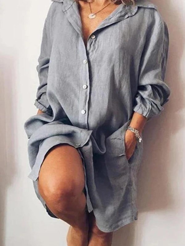 

Fashion new all-match womens shirt skirt