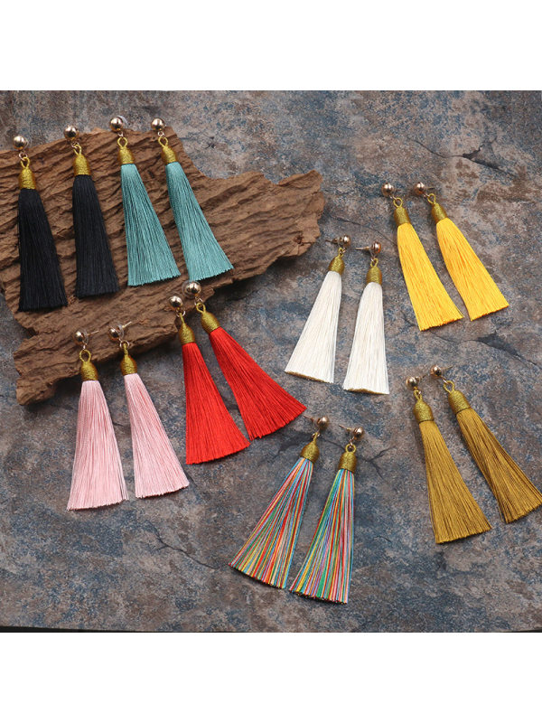 

New Tassel Earrings Vintage Fashion Earrings Jewelry