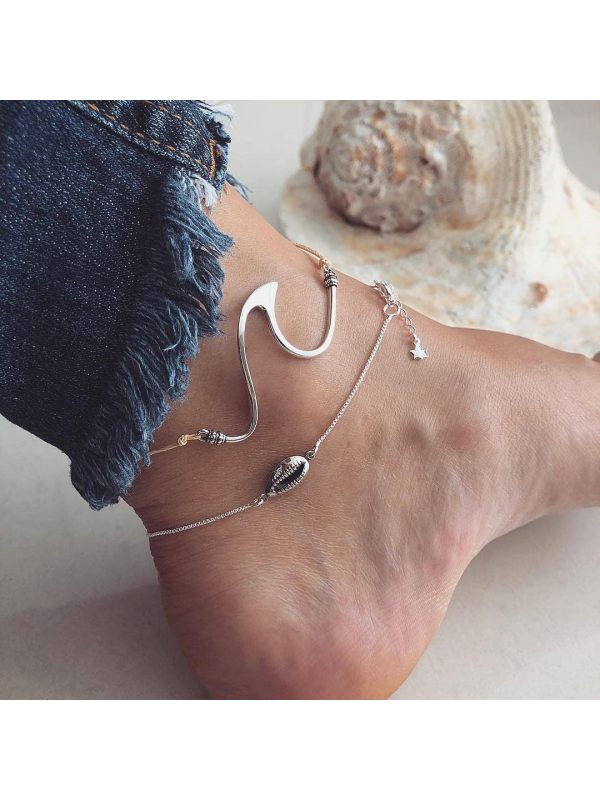 

Beach Wave Personality Shell Anklet