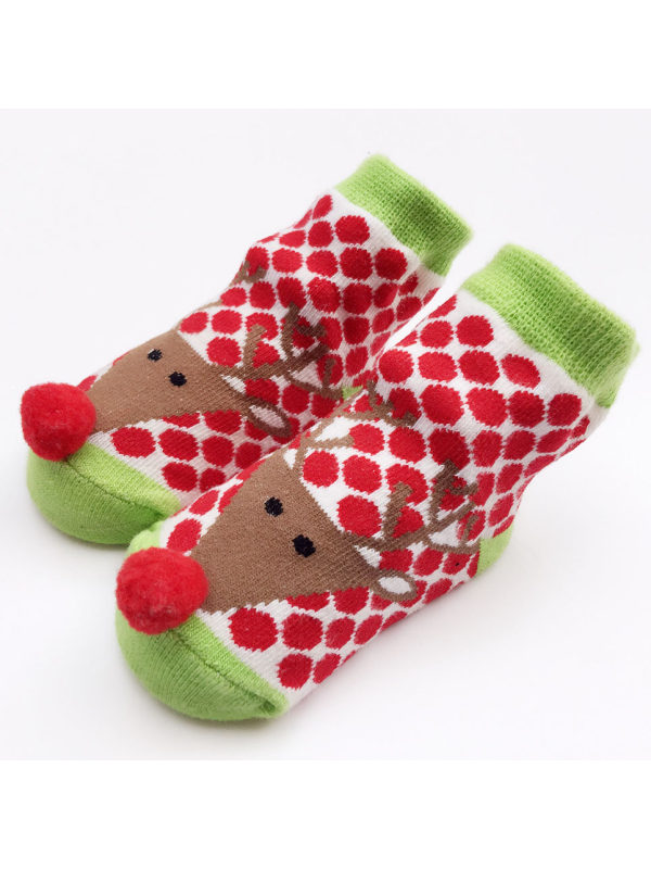 

Christmas Reindeer Pattern Socks