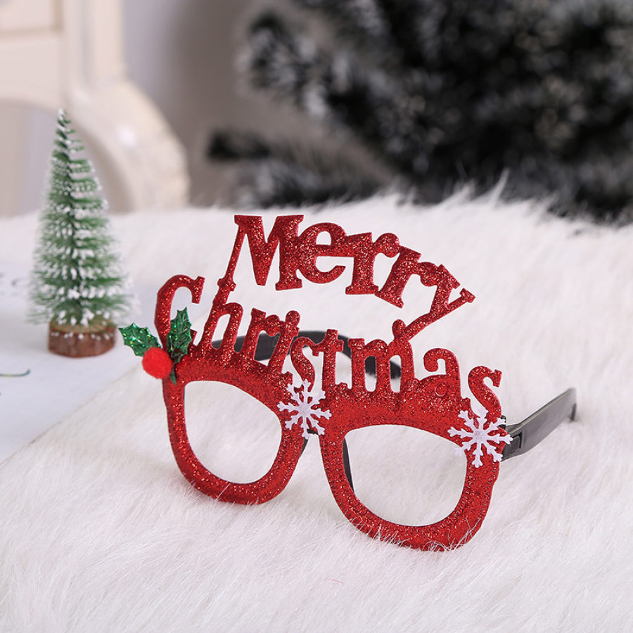 Christmas adult child Christmas tree antlers glasses frames