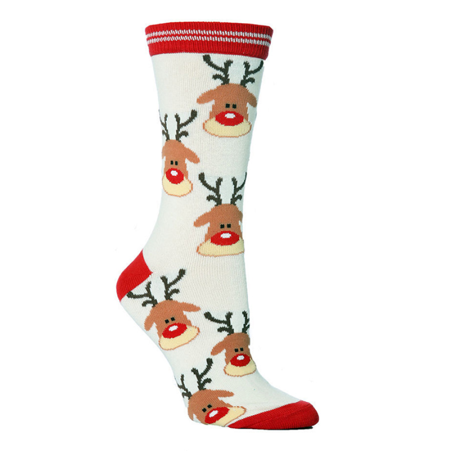 Unisex Personality Christmas Elk Socks