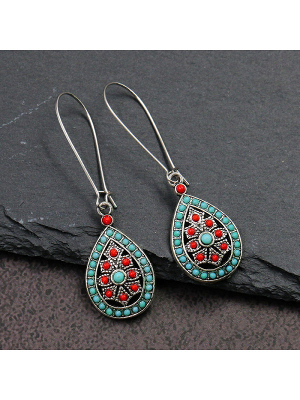 

Bohemian Water Drop Large Earrings