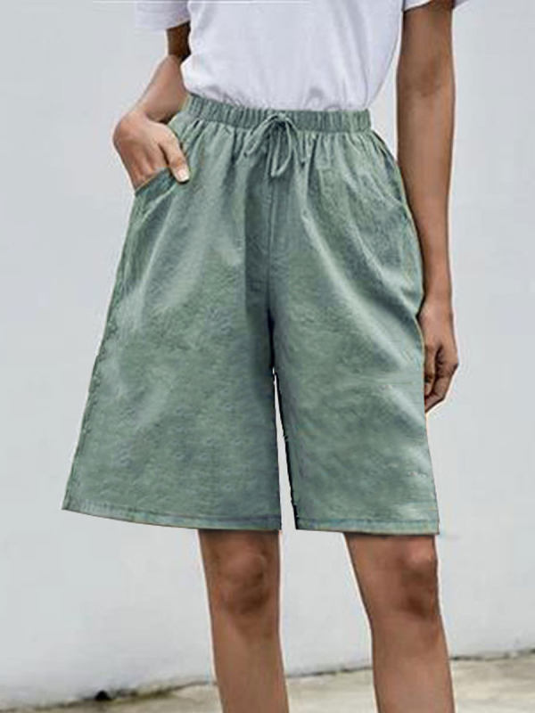 

Cotton And Linen Shorts