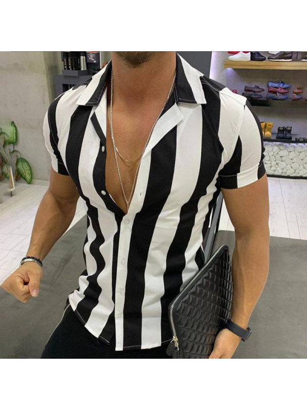 

Men's Fashion Striped Shirt