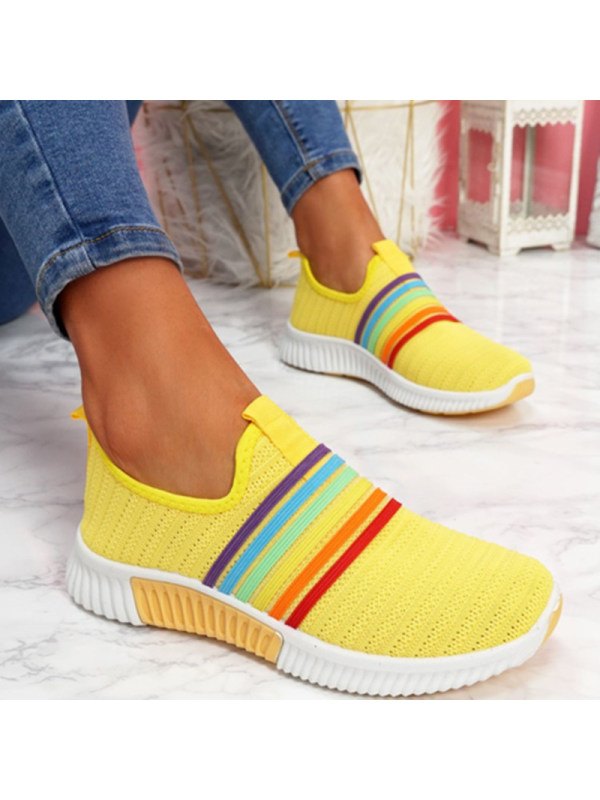 

Comfortable And Breathable Rainbow Shoes